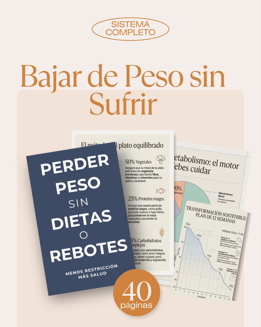 Bajar de Peso sin Sufrir | Método Flexible y Sostenible